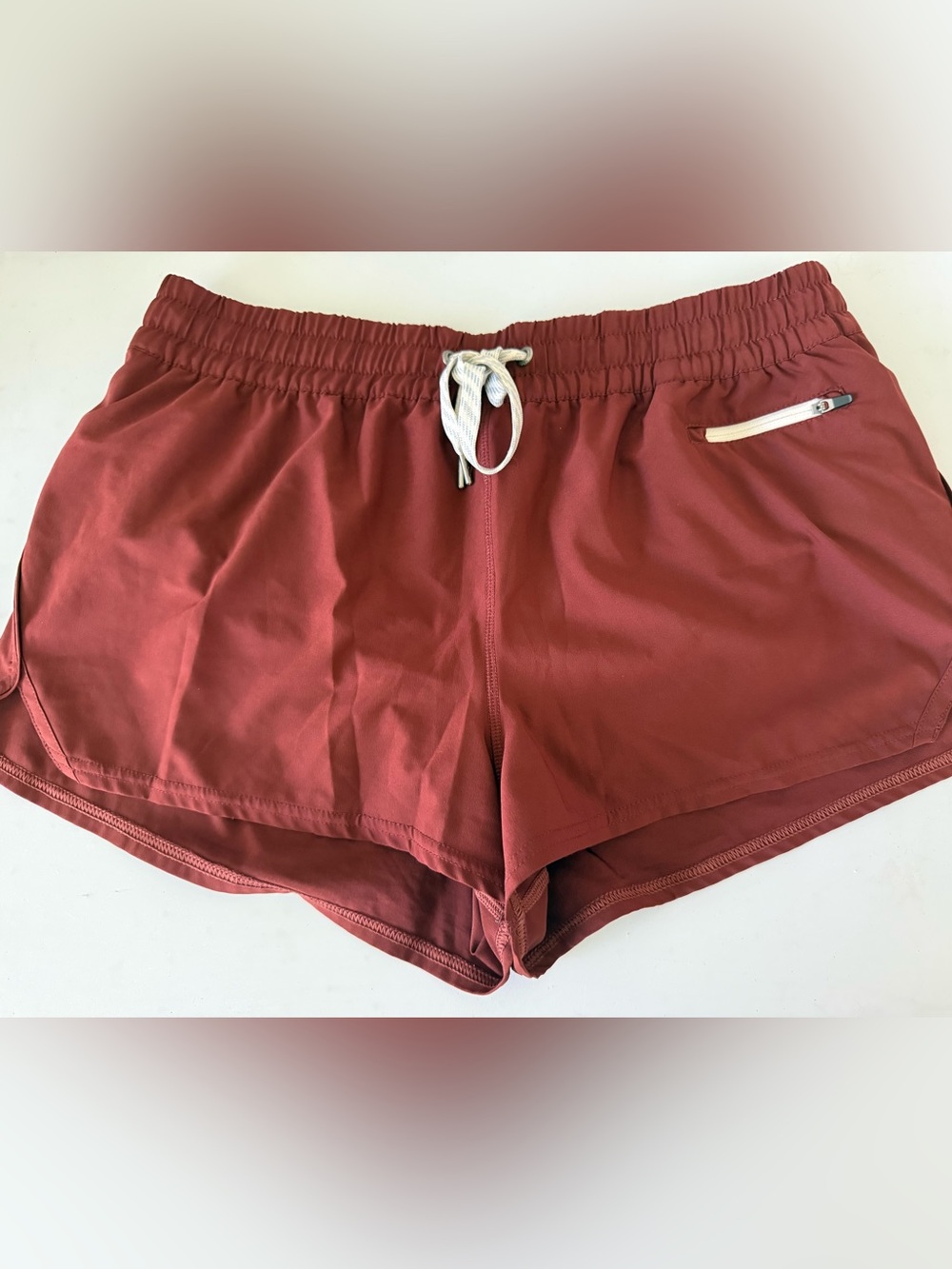 Vuori Women's Rust Athletic Drawstring Shorts